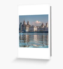 Liverpool's Three Graces Greeting Card