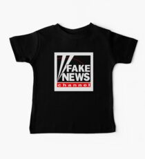 News Shirt from the Fake News Network Funny And Sarcastic T-Shirt Baby Tee