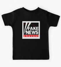 News Shirt from the Fake News Network Funny And Sarcastic T-Shirt Kids Tee