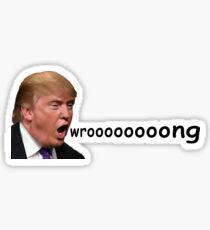 totally wrong Sticker