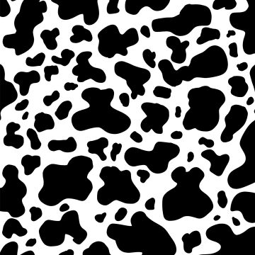 cow print Sticker for Sale by jennaiscooler