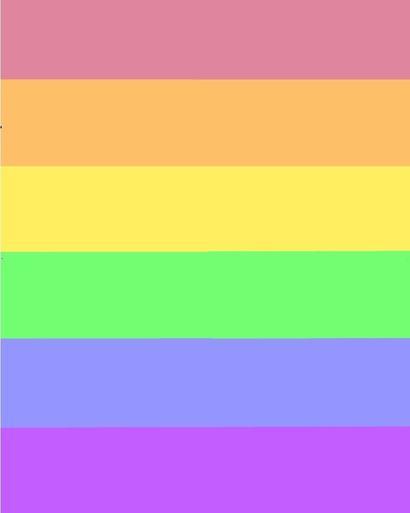gay flag colors pastel