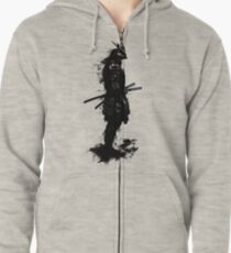Armored Samurai Zipped Hoodie