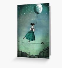 Moonwalk Greeting Card