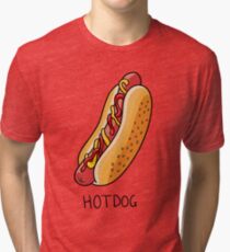 Hot dog Tri-blend T-Shirt