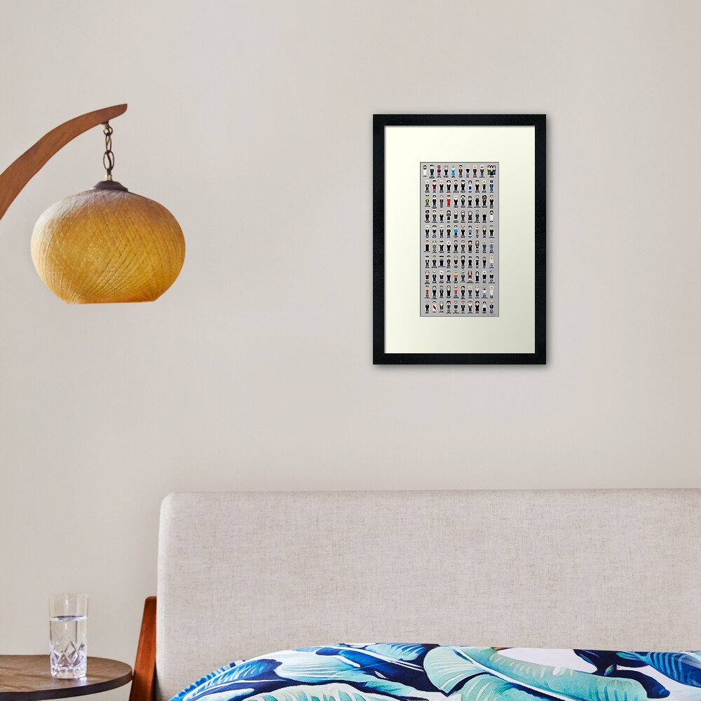 A History Of Authorship Framed Art Print