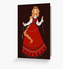 Spindle Greeting Card