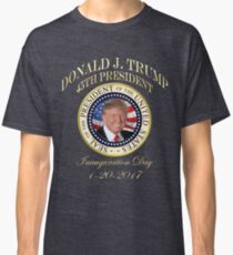 President Trump Inauguration Day Donald Trump 45th Presidential Seal Classic T-Shirt