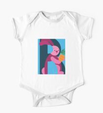 R is for Rabbit One Piece - Short Sleeve