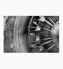 Closeup of a jet engine Photographic Print