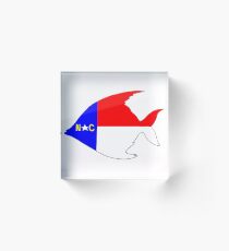 NC Angelfish Acrylic Block