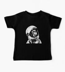 Monkey in Space. Funny Astronaut Chimpanzee Baby Tee