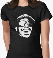 stencil Stevie Wonder Women's Fitted T-Shirt