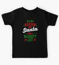 Naughty List Kids Tee