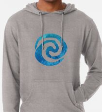 Swirl Inspired Silhouette Lightweight Hoodie