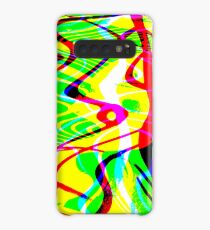 waterforms yellowgreen Case/Skin for Samsung Galaxy