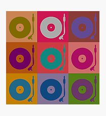 Vinyl Record Pop Art 4 Photographic Print