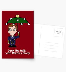 Cabin Pressure Christmas card: Martin Postcards