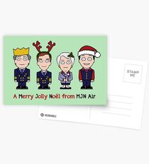 Cabin Pressure Christmas card: the MJN crew Postcards