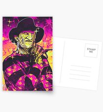 Neon Horror: Freddy Postcards