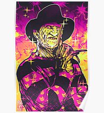 Neon Horror: Freddy Poster