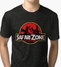 Jurassic Park - Safari Zone Tri-blend T-Shirt