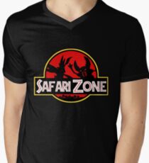 Jurassic Park - Safari Zone Men's V-Neck T-Shirt