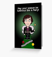 Sherlock Christmas card: Like a Fairy Greeting Card