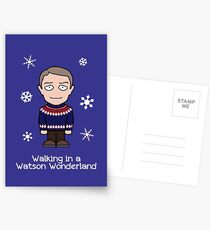 Sherlock Christmas card: Watson Wonderland Postcards
