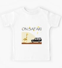 On Safari (at Night) - Defender 110 Kids Tee