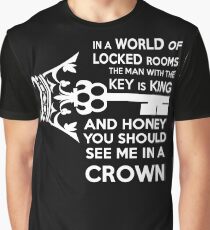 Moriarty Key Quote - White Text Graphic T-Shirt