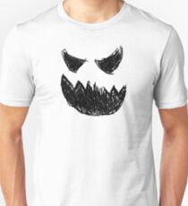 Evil Face Scratch Pen Unisex T-Shirt