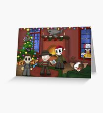 Oh what a Horror Christmas Greeting Card