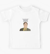 Dwight Aufmerksamkeit Die Büro-Anführungsstriche Kinder T-Shirt