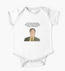 Dwight Stress The Office Quotes One Piece - Short Sleeve