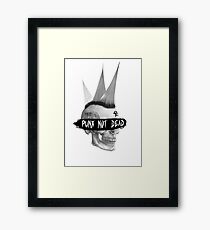 Punx not dead Framed Print