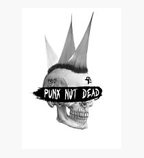Punx not dead Photographic Print