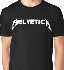 Helvetica (Metallica Parody) Graphic T-Shirt