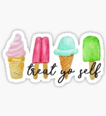 Treat yo Self Ice Cream and Popsicles Sticker