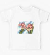Breezy Pink Amaryllis Kids Tee