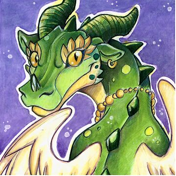 Artwork thumbnail, Cute Green Dragon  by cybercat