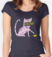 Now Cat Women's Fitted Scoop T-Shirt