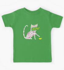 Now Cat Kids Tee