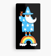 Chill Wizard Metal Print