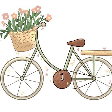 Artwork thumbnail, Bike and Flowers by Sandramartins