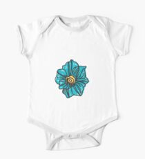 Flowers One Piece - Short Sleeve