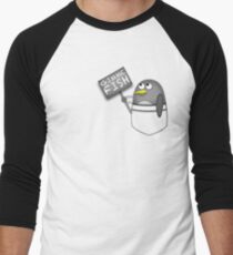 Pocket penguin wants fish Men's Baseball ¾ T-Shirt