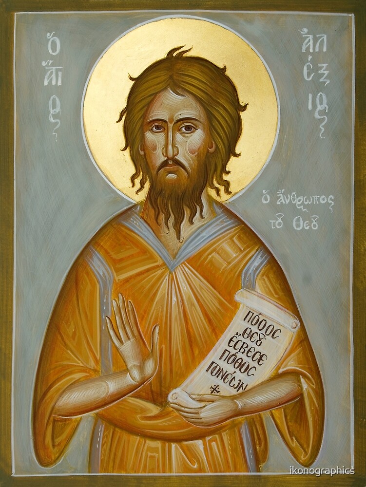 St Alexios the Man of God by ikonographics