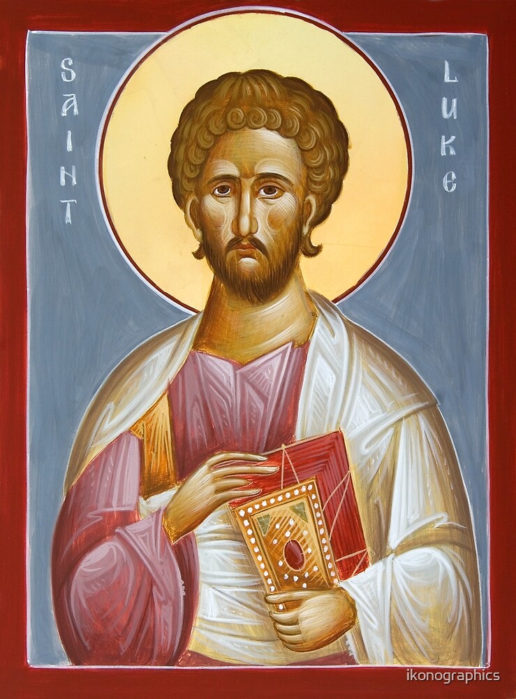 St Luke the Evangelist by ikonographics