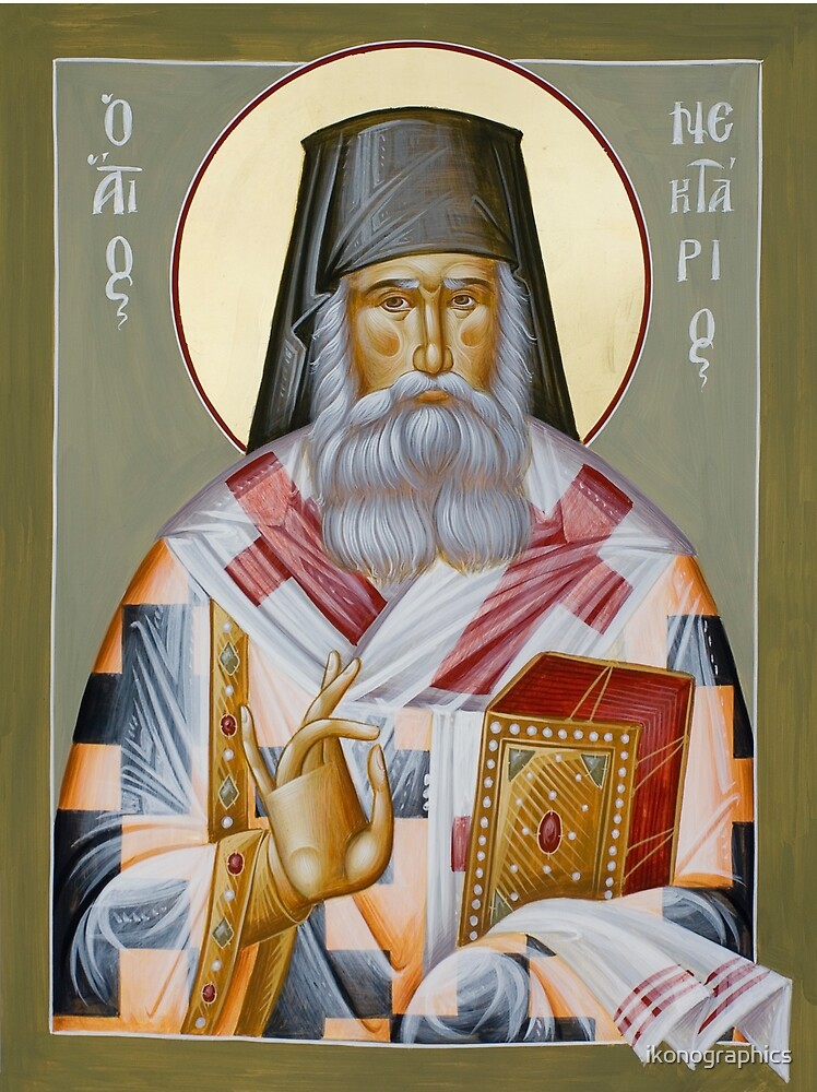 St Nektarios of Aegina by ikonographics